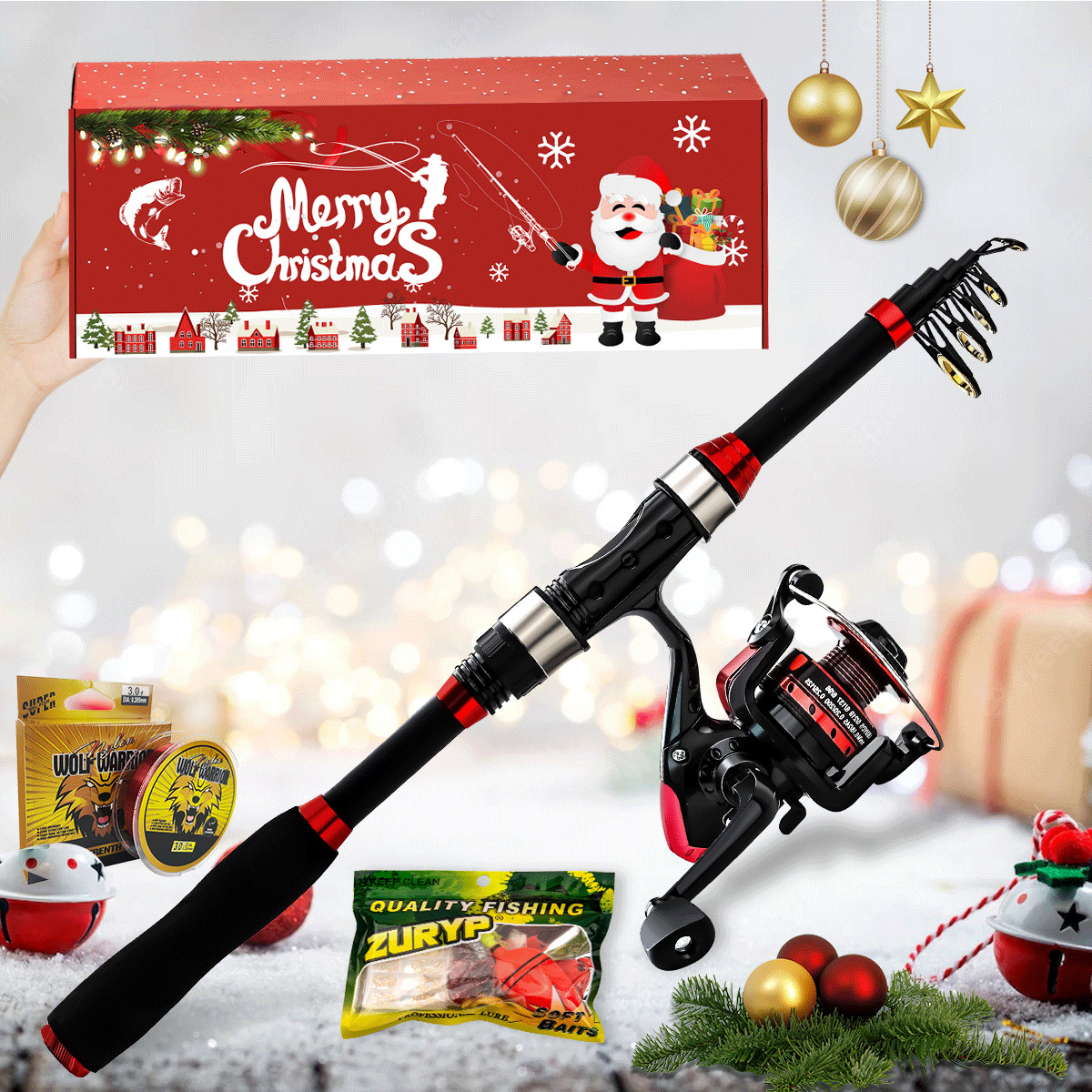 Freshwater Line - Fishing Tackle Christmas Set Ultra Light