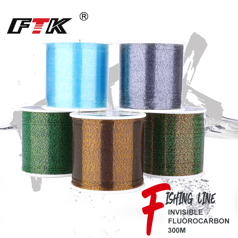 Ice Fishing Line - FTK 300m Invisible Fishing Line Speckle