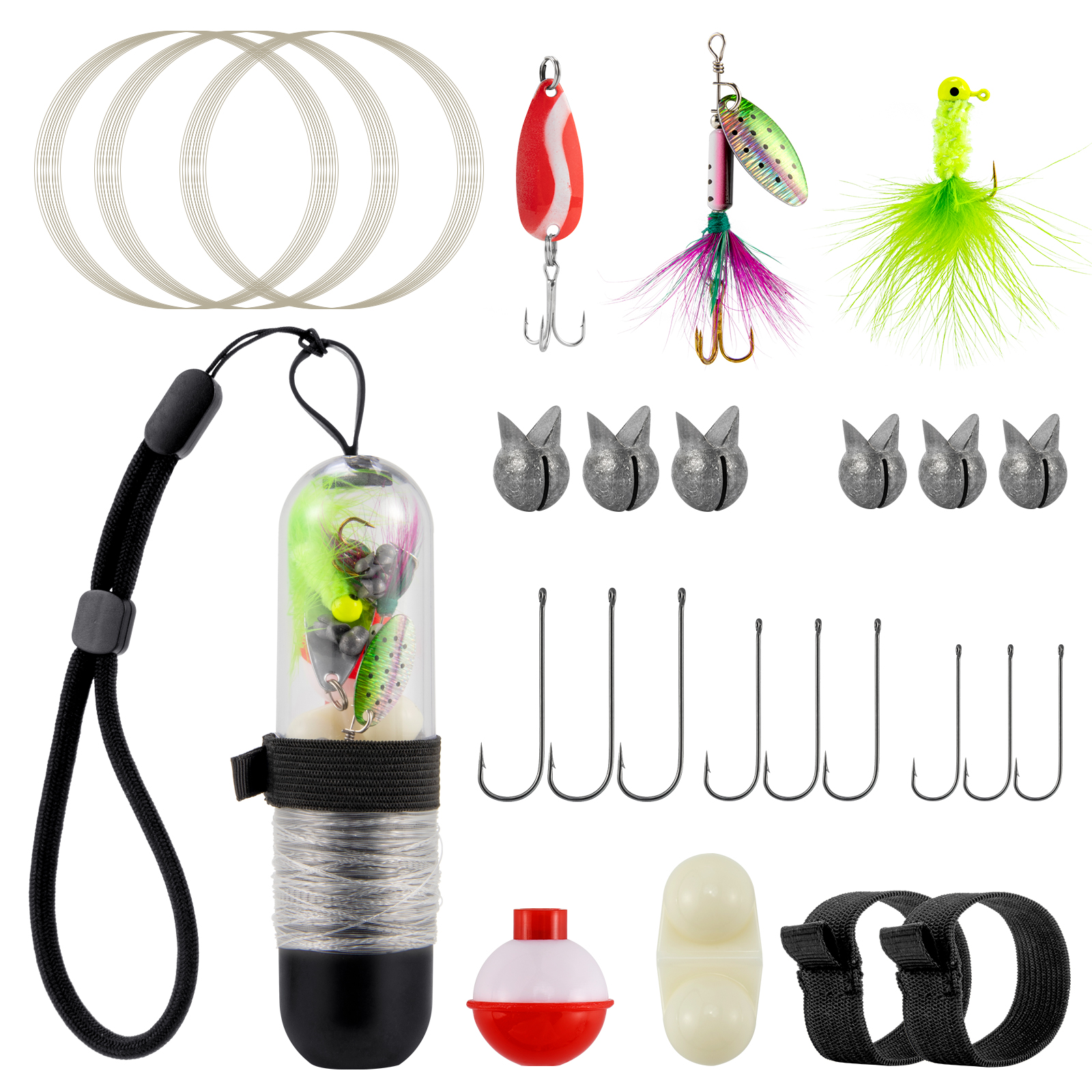 25pcs Survival Fishing Kit Poc – Fishing Line Spool recenzja i cena