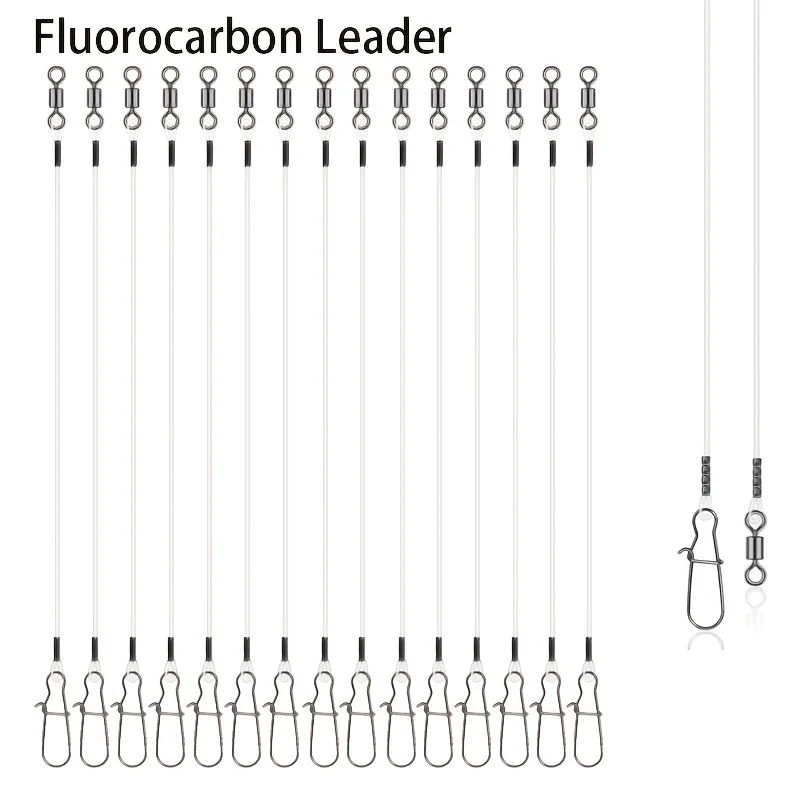 15pcs Fluorocarbon Wire Leader – Leader Line recenzja i cena