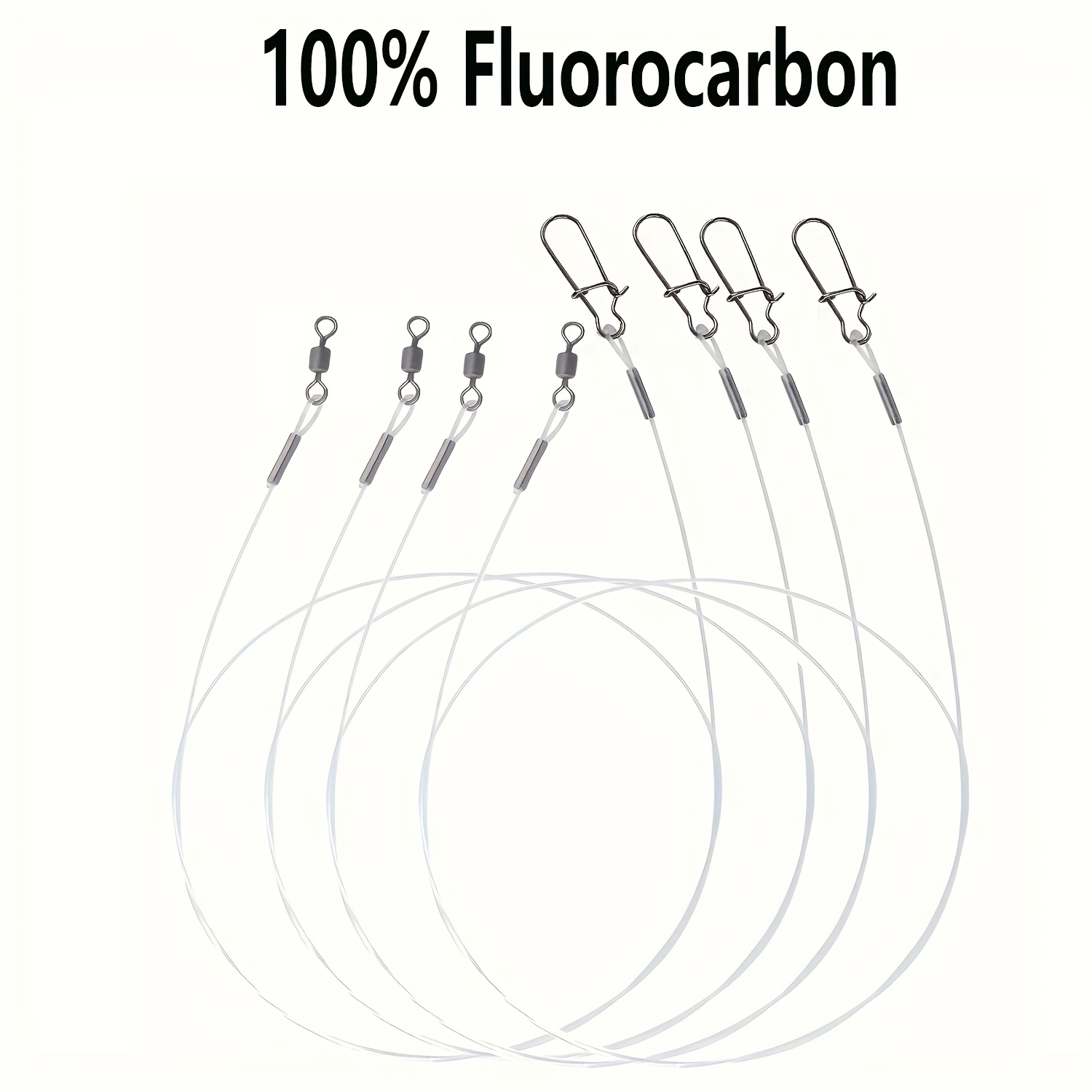 12Pcs 100% Fluorocarbon Fishin – Ice Fishing Line recenzja i cena