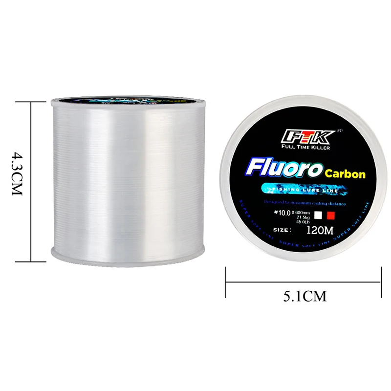 120M Fishing Line 0.14mm-0.6mm – Fluorocarbon Line recenzja i cena