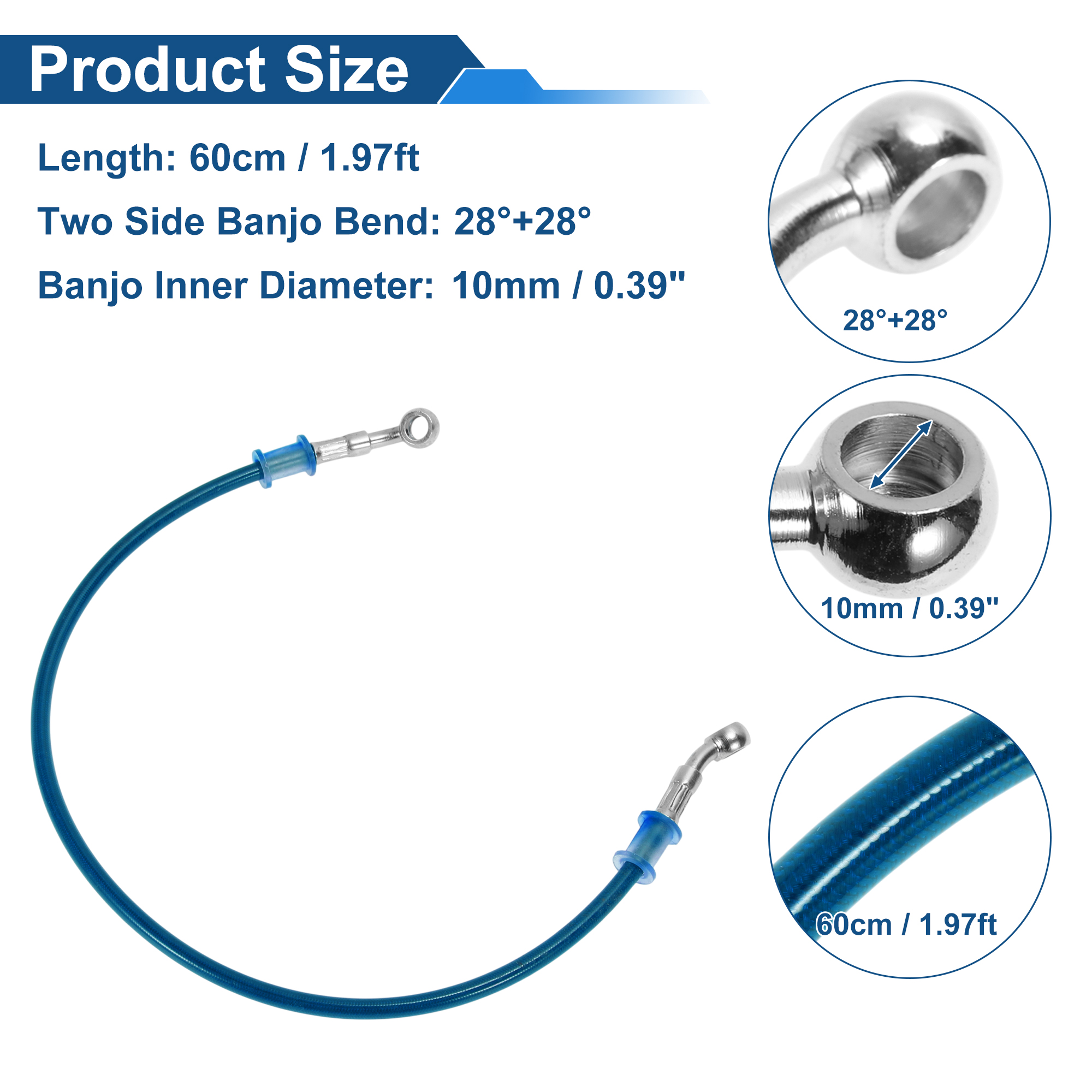 Motoforti 60cm Motorcycle Brak – Braided Line recenzja i cena