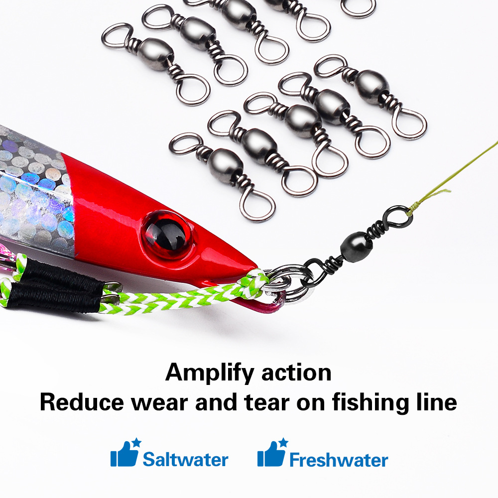 100Pcs Fishing Swivels Connect – Saltwater Line recenzja i cena