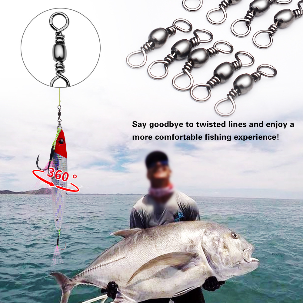 100Pcs Fishing Swivels Connect – Saltwater Line recenzja i cena