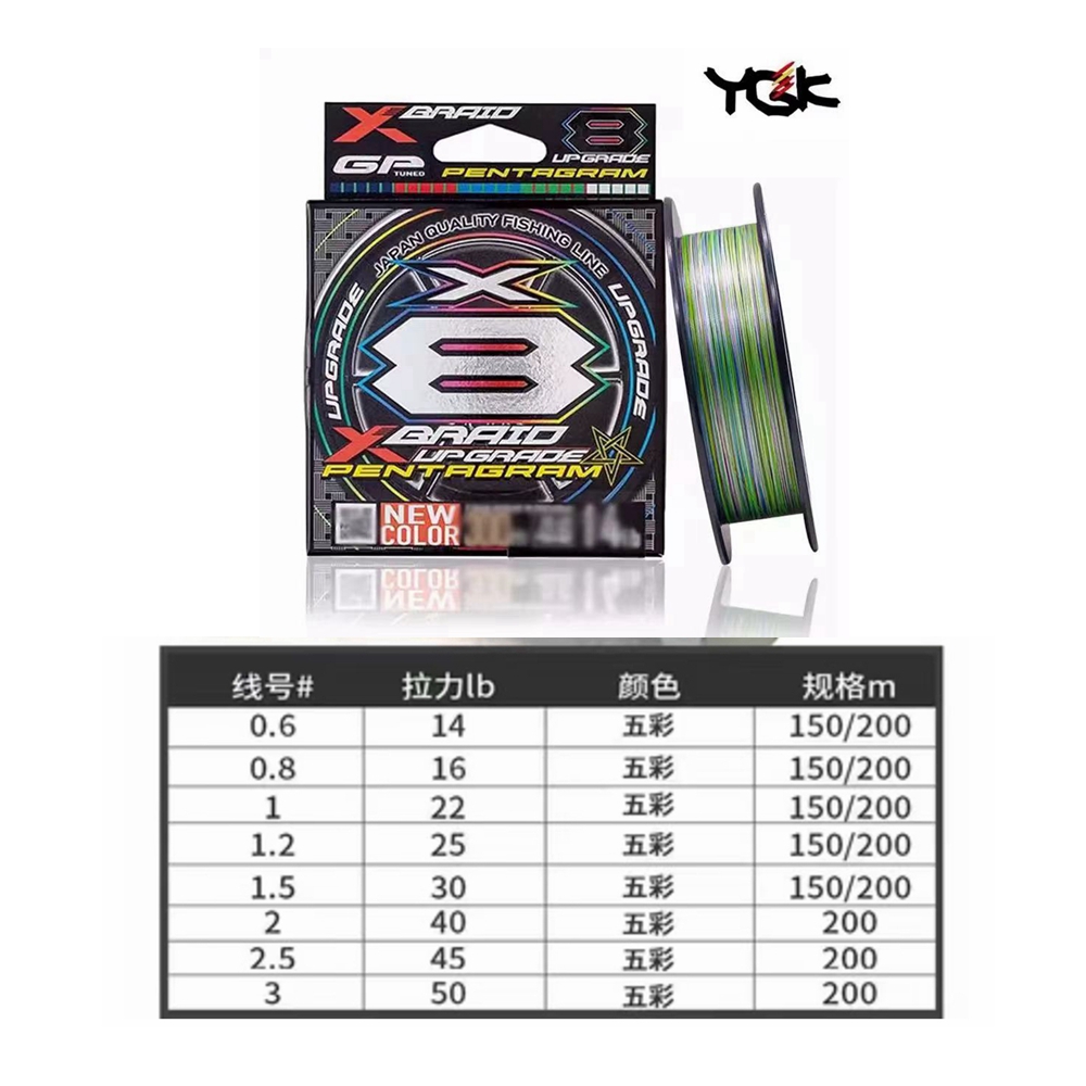 YGK X BRAID Upgrade X8 PENTAGR – Copolymer Line recenzja i cena