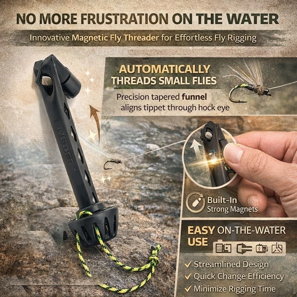 Portable Magnetic Fly Threader – Fishing Line Winder recenzja i cena