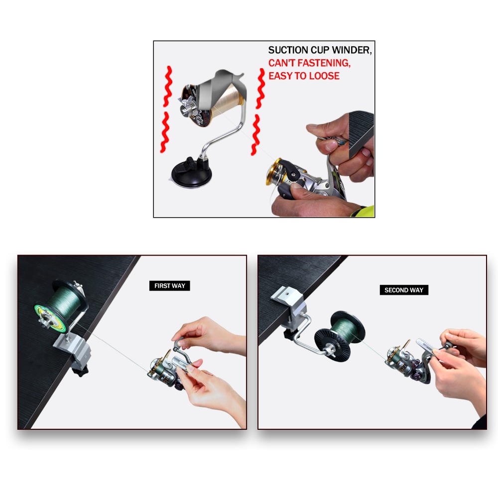 1pcs Portable Aluminum Fishing – Fishing Line Winder recenzja i cena