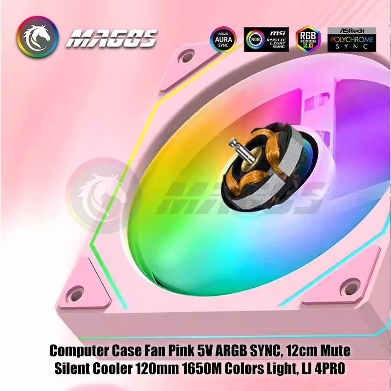 Computer Case Fan Pink 5V ARGB – Fly Line recenzja i cena