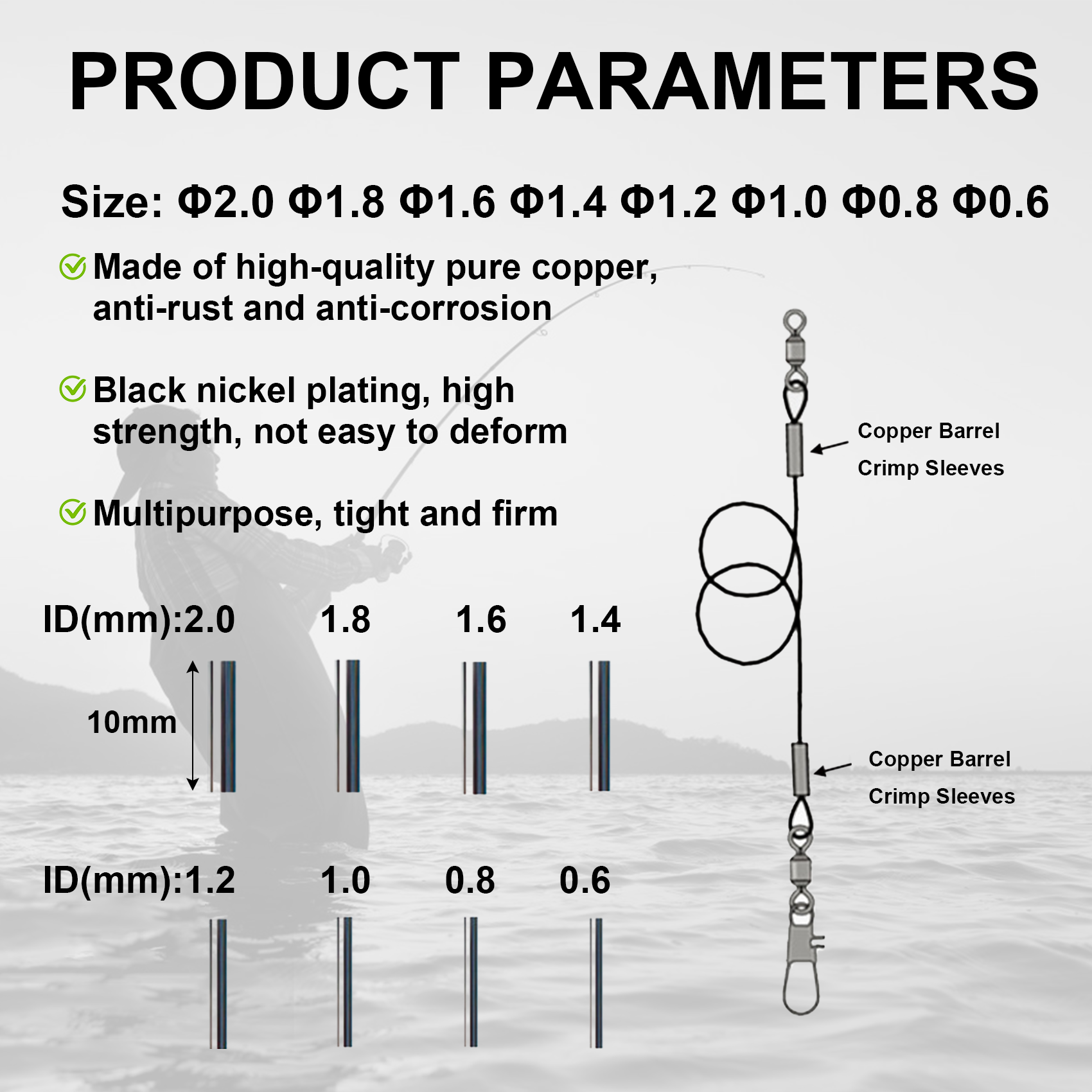 Aventik 100-240pcs Fishing Bar – Leader Line recenzja i cena