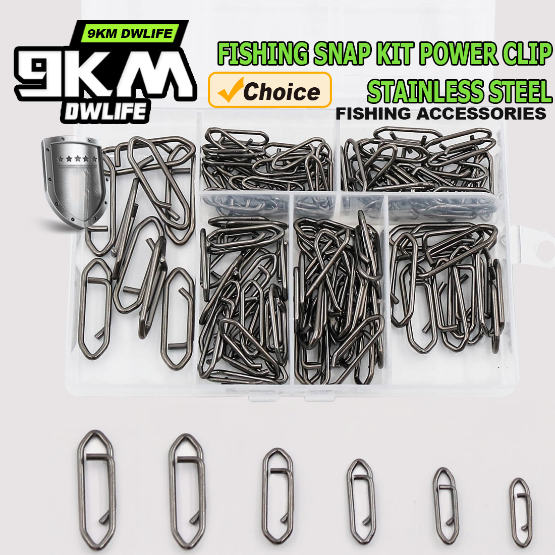 9KM Fishing Snap Kit 110pcs Po – Freshwater Line recenzja i cena