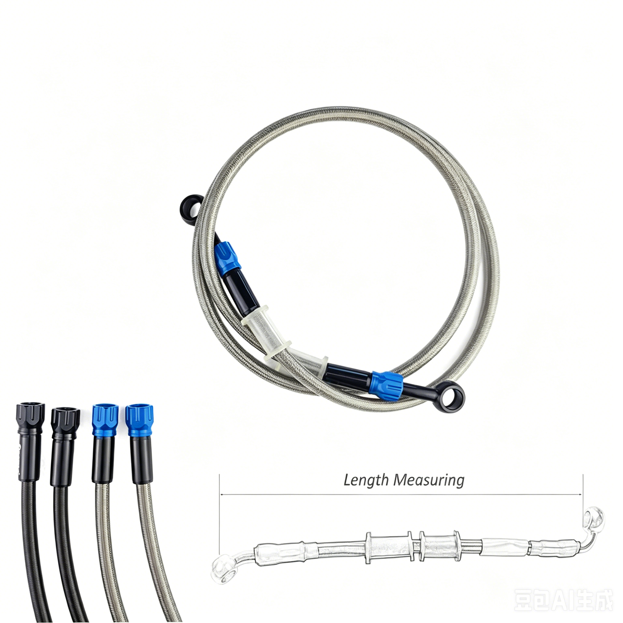 Motorcycle Brake Hose AN3 Brai – Braided Line recenzja i cena