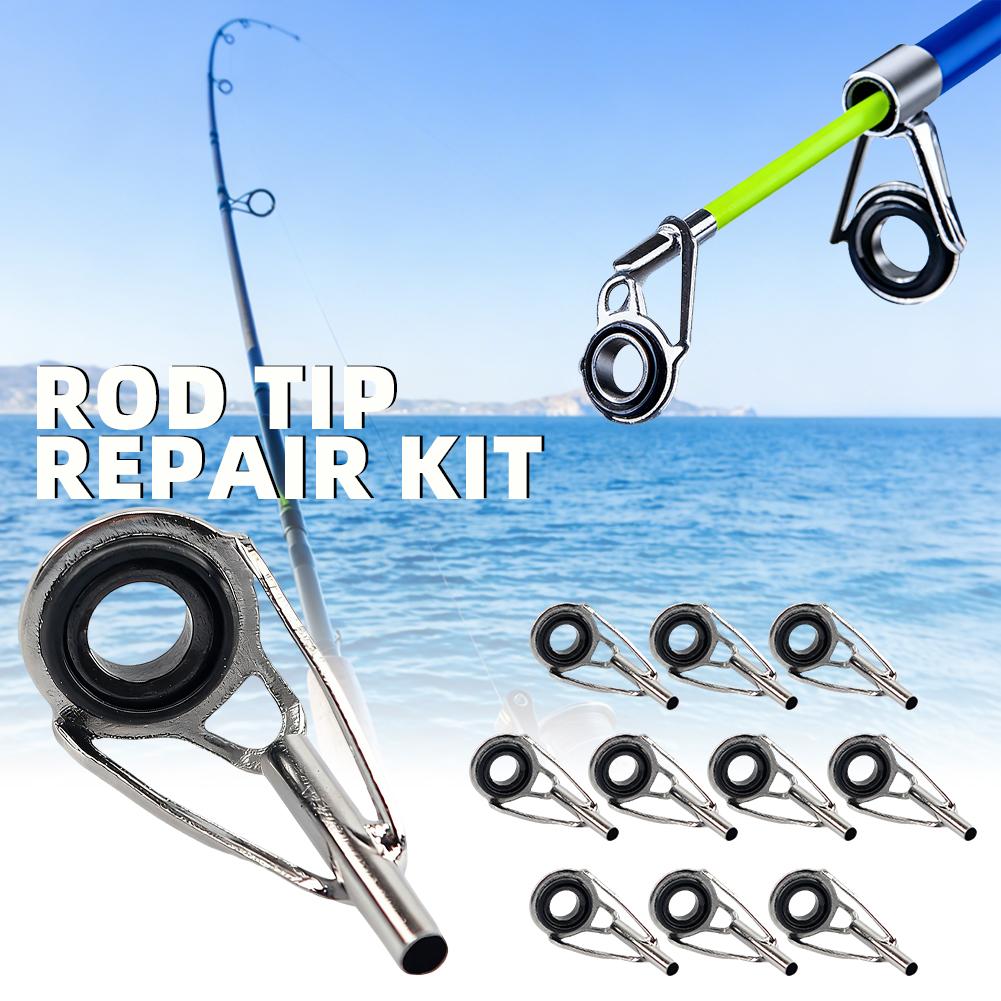 10PCS Metal Fishing Top Rod Gu – Fishing Line Winder recenzja i cena