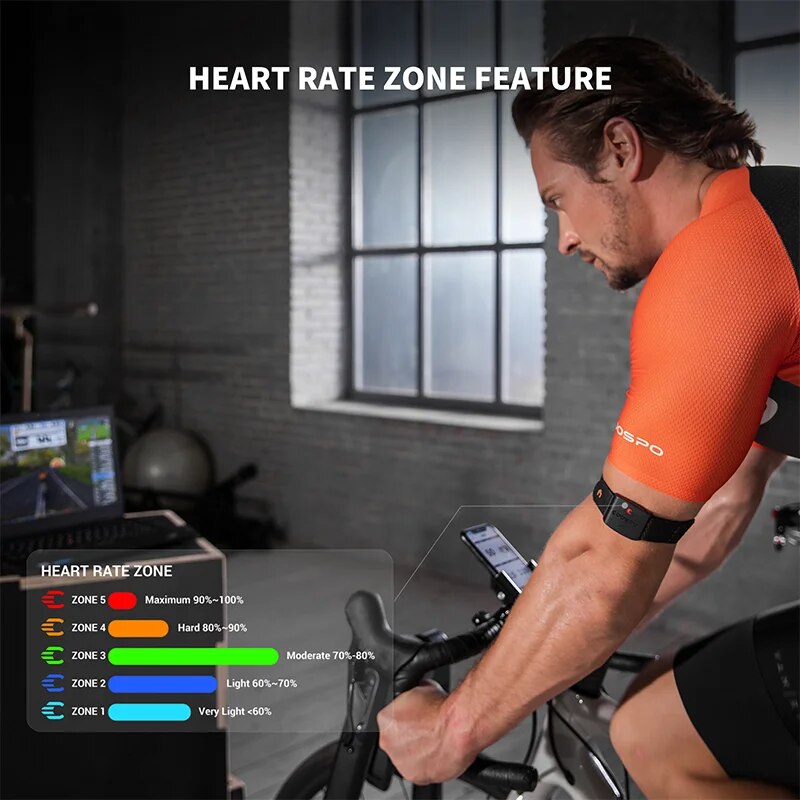 COOSPO HW9 Armband Heart Rate  – Ice Fishing Line recenzja i cena