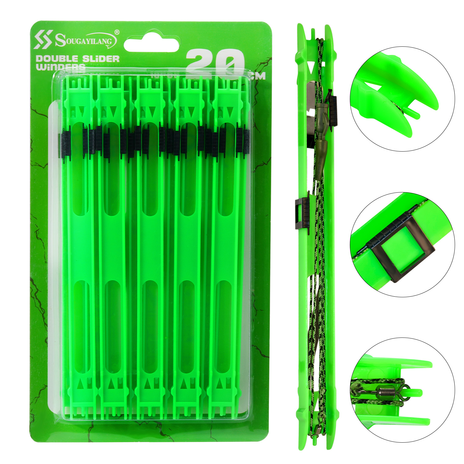 Sougayilang 10pcs Fishing Plas – Fishing Line Winder recenzja i cena