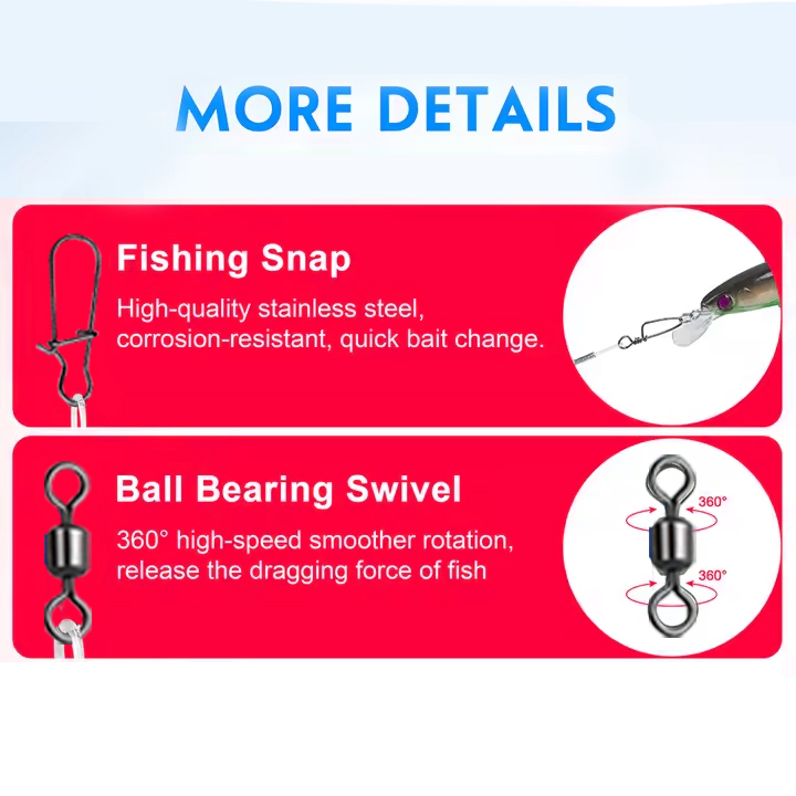 8/16pcs Fluorocarbon Wire Lead – Fluorocarbon Line recenzja i cena