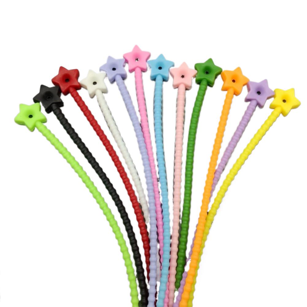 10Pcs Flower Star Silicone Cab – Tippet Line recenzja i cena