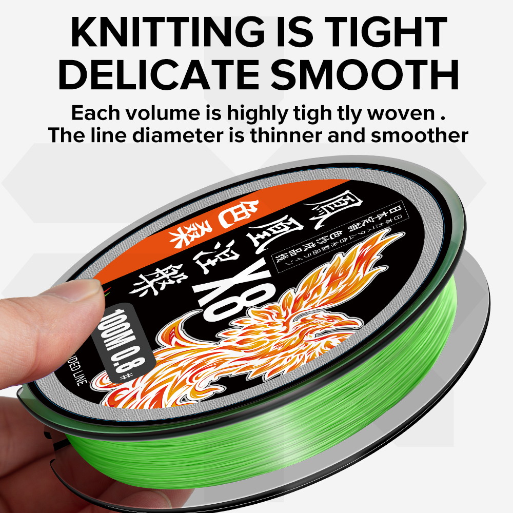 ZUKIBO Phoenix 8 Strand PE Bra – Ice Fishing Line recenzja i cena