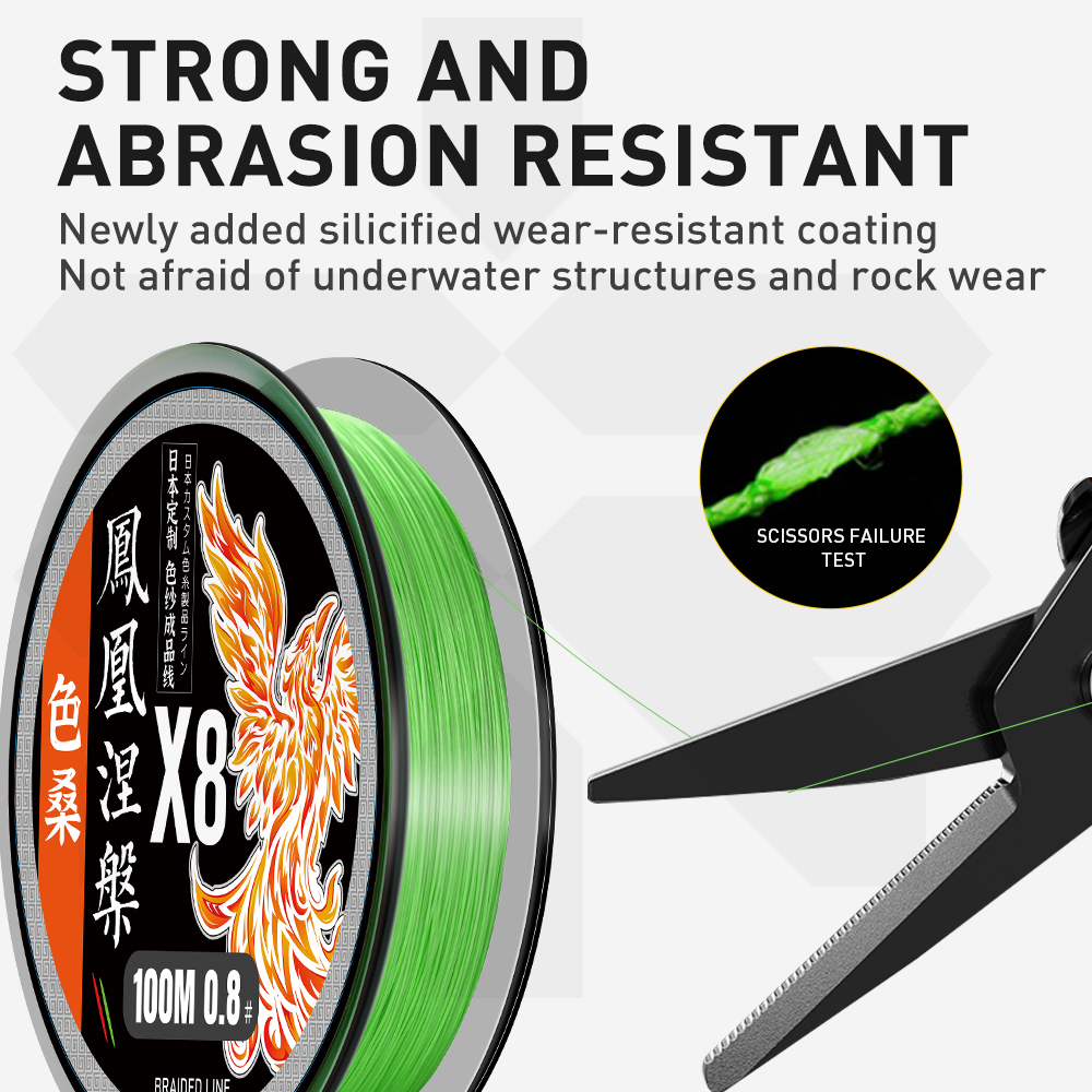 ZUKIBO Phoenix 8 Strand PE Bra – Ice Fishing Line recenzja i cena